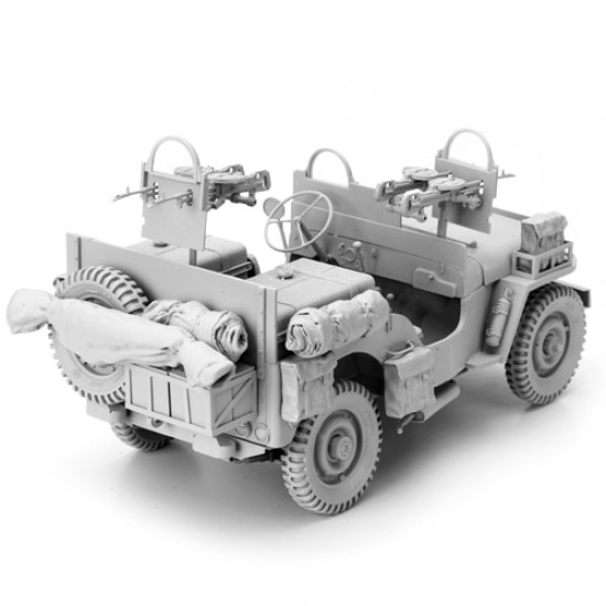 1/16 WWII British SAS Commando Car Resin Kit