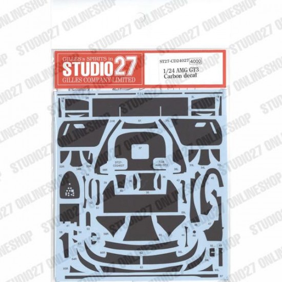 1/24 AMG GT3 Carbon Decal for Tamiya kits 1/24 AMG GT3 Carbon Decal for Tamiya kits