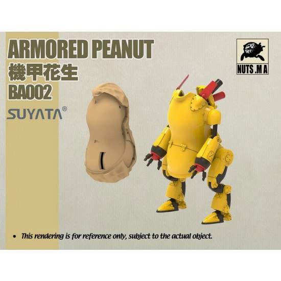 Mobile Armour Series - Armoured Peanut (87mm x 53mm)