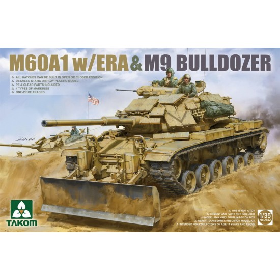 1/35 M60A1 w/Era & M9 Bulldozer 1/35 M60A1 w/Era & M9 Bulldozer