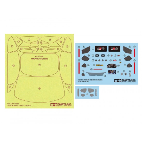 1/24 Toyota GR 86 Sports Car 1/24 Toyota GR 86 Sports Car