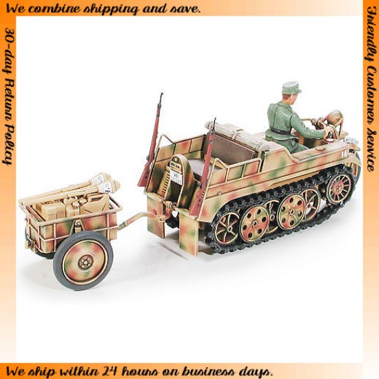 1/48 Kettenkrad with Cart & Goliath Vehicle 1/48 Kettenkrad with Cart & Goliath Vehicle