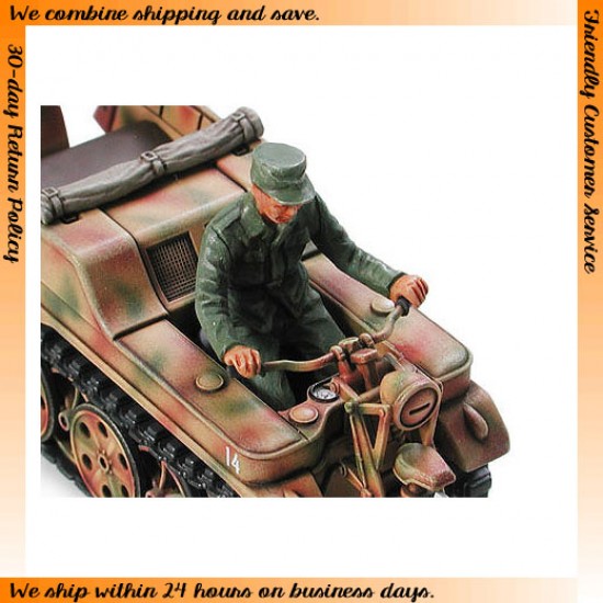 1/48 Kettenkrad with Cart & Goliath Vehicle