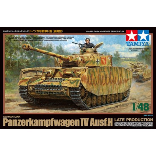 1/48 German Panzerkampfwagen IV Ausf.H Late Production with Commander figure