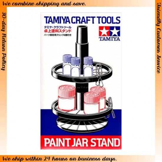 Bottled Paint Stand with 4 Alligator Clips