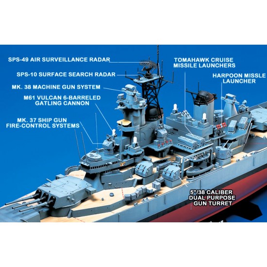 1/350 US Battleship BB-62 New Jersey (Modern) 1/350 US Battleship BB-62 New Jersey (Modern)