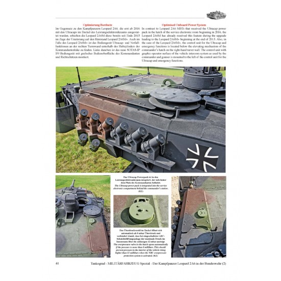German Military Vehicles Special Vol.71 Leopard 2A6 MBT #2 Action & Variants 2A6A1/2A6MA1