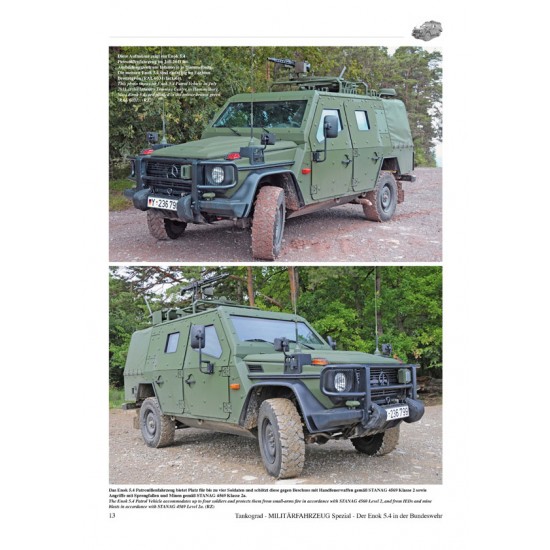 The Enok 5.4 Protected Wheeled Vehicle and Variants in the Modern German Army (English)