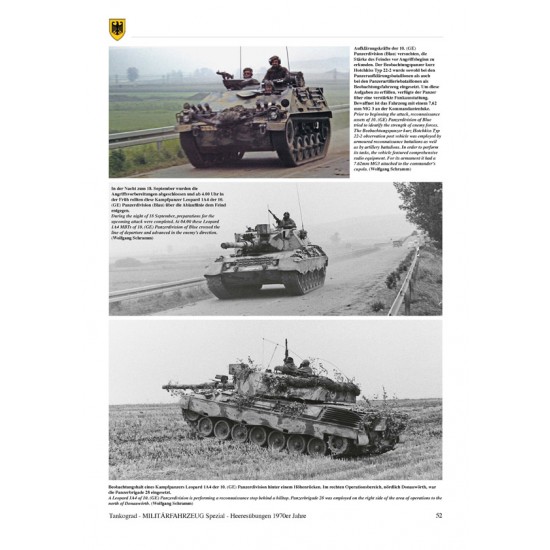German Military Vehicles Special Vol.89 HEERESUBUNGEN (English, 64 pages)