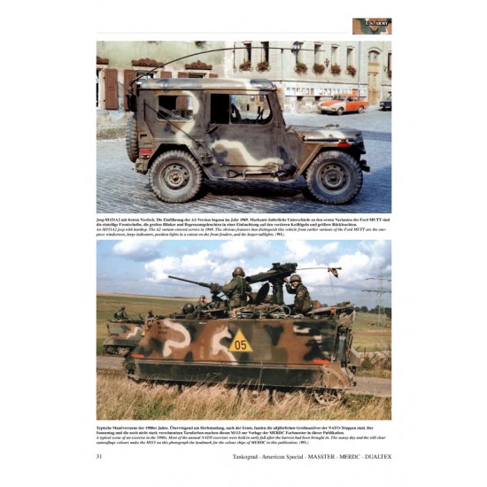 US Army Special Vol.17 MASSTER-MERDC-DUALTEX Camo Schemes Cold War USAREUR Vehicles