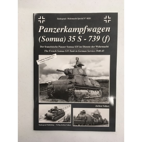 Wehrmacht Special Vol.20 Panzerkampfwagen (Somua) 35S-739(f): French Somua S35 Tank 40-45