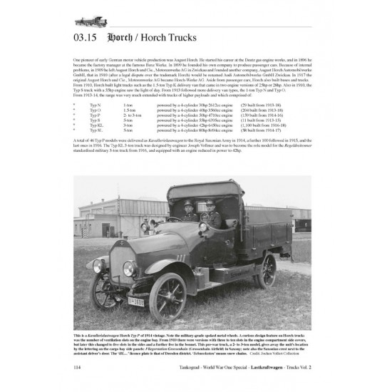 WWI Special #11 Lastkraftwagen - German Military Trucks Vol. 2 (96 pages, English)