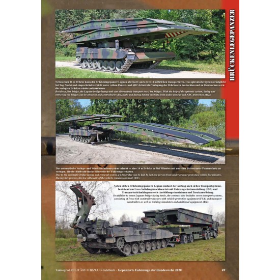 Yearbook - Armoured Vehicles of Modern German Army 2020 (English, 136 pages)