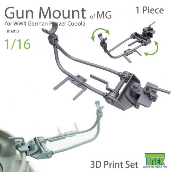 1/16 WWII German MG AA Gun Cupola Mount