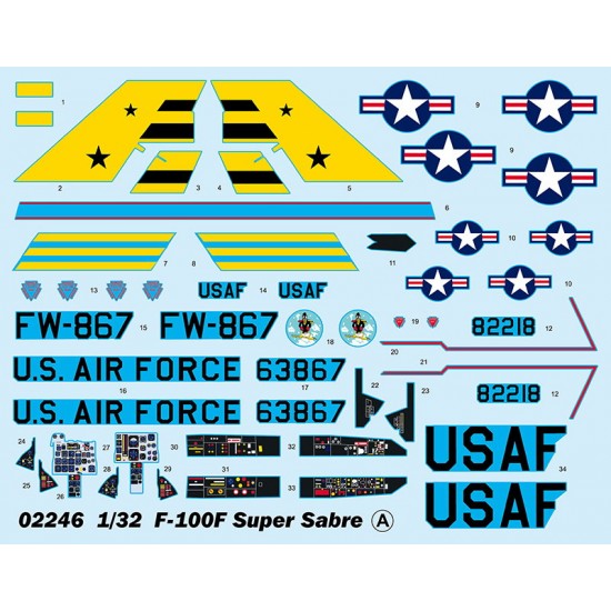 1/32 North American F-100F Super Sabre 1/32 North American F-100F Super Sabre