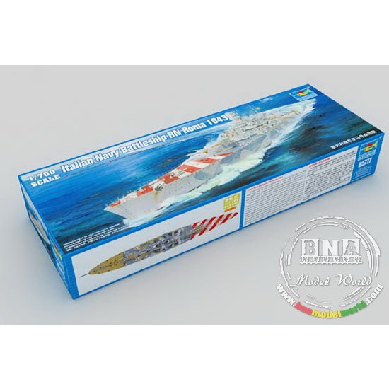 1/700 Italian Navy Battleship RN Roma 1943 1/700 Italian Navy Battleship RN Roma 1943