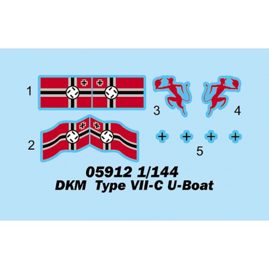 1/144 DKM Type VII-C U-Boat 1/144 DKM Type VII-C U-Boat