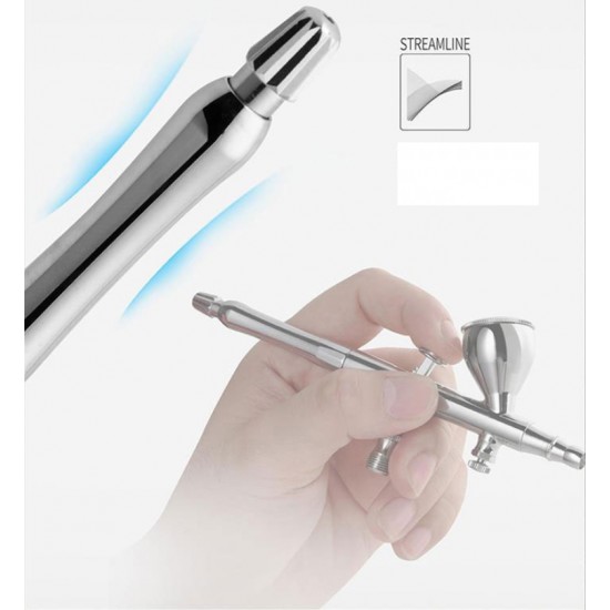 KP-45 0.3mm Dual Action Airbrush w/7cc Gravity Feed Cup KP-45 0.3mm Dual Action Airbrush w/7cc Gravity Feed Cup