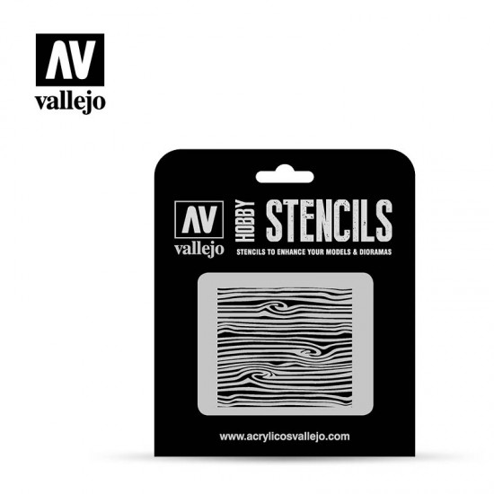 Masking Stencils for 1/35 Wood Texture Vol.2