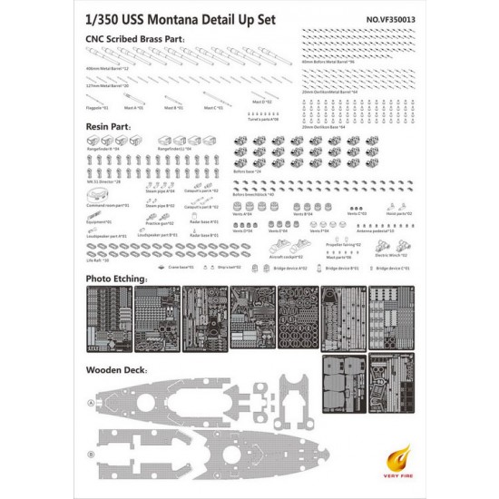 1/350 USS Montana BB-67 Battleship [Deluxe Edition]