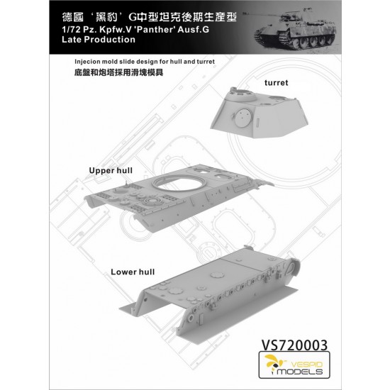 1/72 PzKpfw.V Panther Ausf.G Late Production