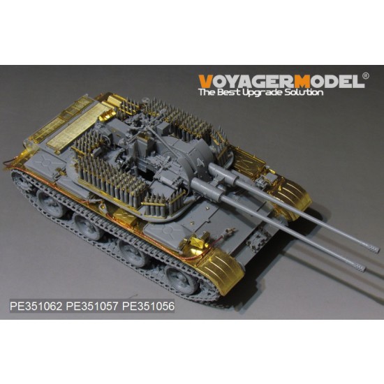 1/35 Soviet ZSU-57-2 SPAAG Turret Interior Upgrade Detail Set for Takom kit #2058