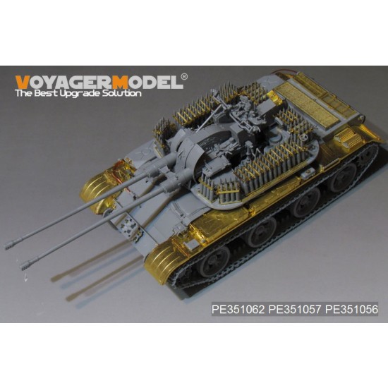 1/35 Soviet ZSU-57-2 SPAAG Turret Interior Upgrade Detail Set for Takom kit #2058