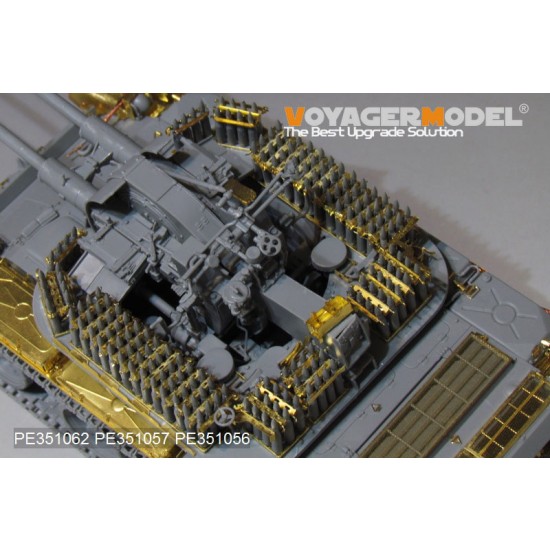 1/35 Soviet ZSU-57-2 SPAAG Turret Interior Upgrade Detail Set for Takom kit #2058