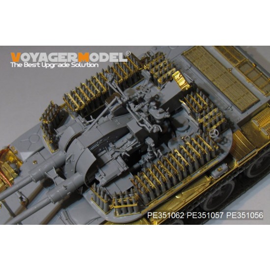 1/35 Soviet ZSU-57-2 SPAAG Turret Interior Upgrade Detail Set for Takom kit #2058