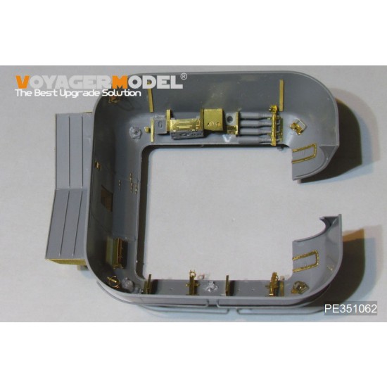 1/35 Soviet ZSU-57-2 SPAAG Turret Interior Upgrade Detail Set for Takom kit #2058