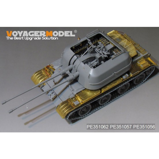 1/35 Soviet ZSU-57-2 SPAAG Turret Interior Upgrade Detail Set for Takom kit #2058