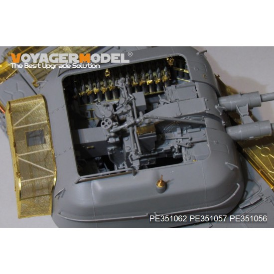 1/35 Soviet ZSU-57-2 SPAAG Turret Interior Upgrade Detail Set for Takom kit #2058