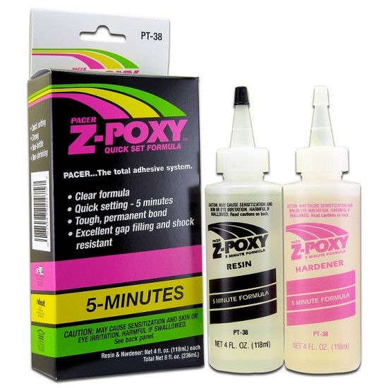 Z-Poxy 5-minute Epoxy (8 oz / 236 ml) Z-Poxy 5-minute Epoxy (8 oz / 236 ml)