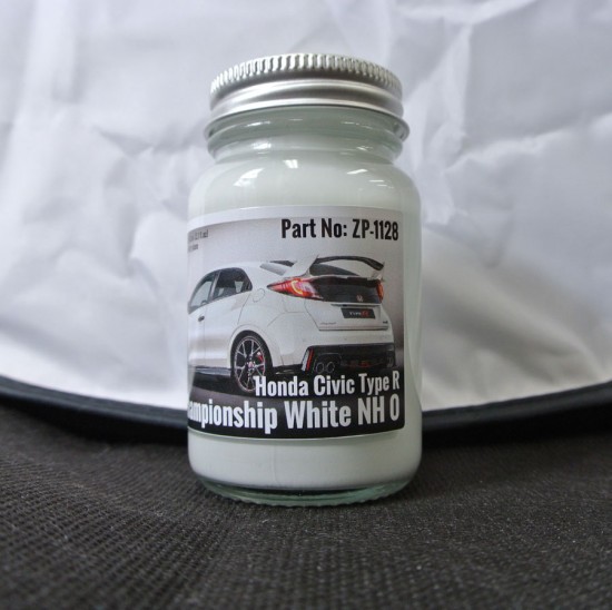Honda Civic Type R (EK/EP3/EK9/FD2/FN2/FK2) Paint - NH 0 Championship White 60ml Honda Civic Type R (EK/EP3/EK9/FD2/FN2/FK2) Paint - NH 0 Championship White 60ml