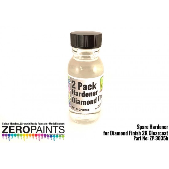 2 Pack (2K) Hardener 60ml for Diamond GLOSS Clearcoat Set #ZP-3035