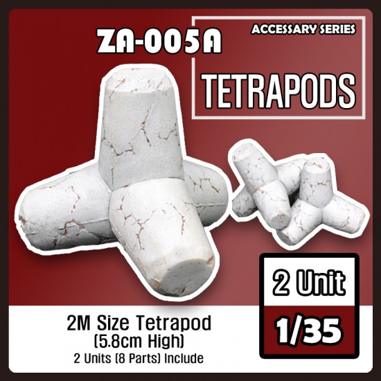 1/35 Anti-tank Obstacles - Tetrapods (2pcs)