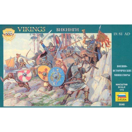 1/72 Vikings IX-XI A.D. (41 Figures)