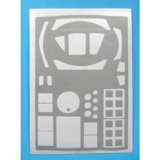 1/48 Canberra PR 9 Transparency Paint Masks for Airfix kit