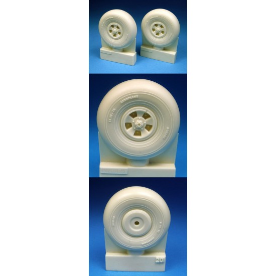 1/24 Hawker Typhoon Late Style Mk.Ib Main Wheels for Airfix kit (2pcs)