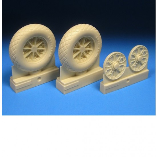 1/24 Grumman F6F Hellcat Diamond Tread Wheels for Airfix kits