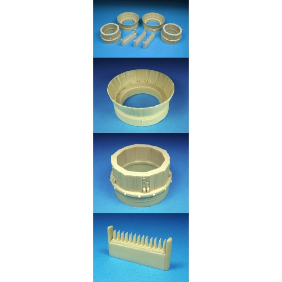 1/32 Heinkel He 219 Open Cowl Flaps Set