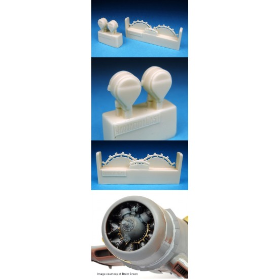 1/32 Vought F4U Corsair Early Engine Upgrade Set for Tamiya kit