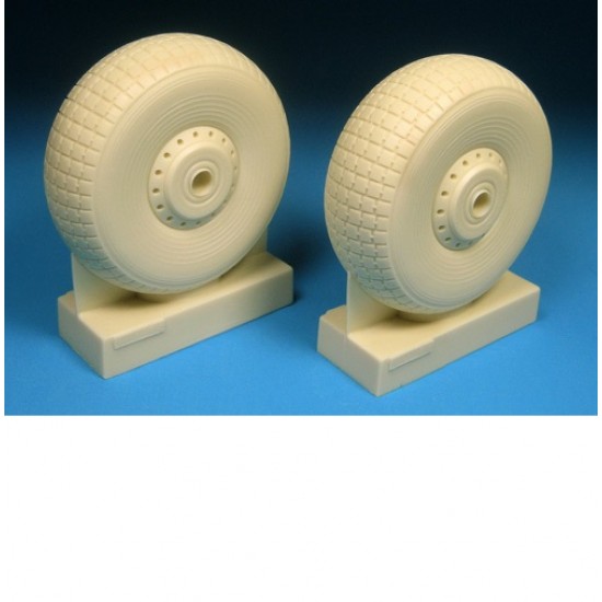 1/32 Lancaster Main Wheels (Block Tread Version) for HK Models