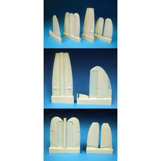 1/48 Spitfire 22, Seafire 47 Control Surfaces for Airfix Spitfire 22/24 &Seafire 46/47