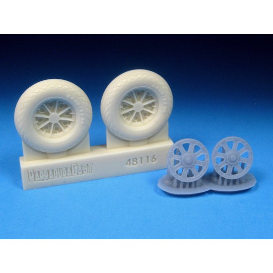 1/48 F4U Corsair Postwar Tread Mainwheels for Tamiya kits