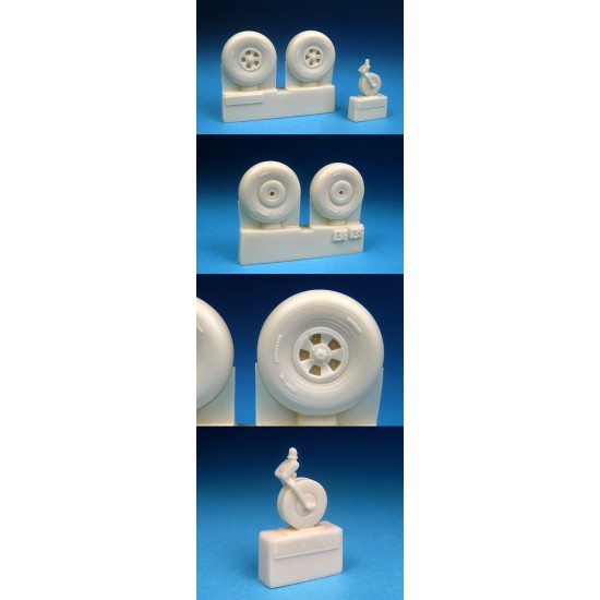 1/48 Hawker Typhoon Tempest Series I Main Wheels for Eduard/Hasegawa kit