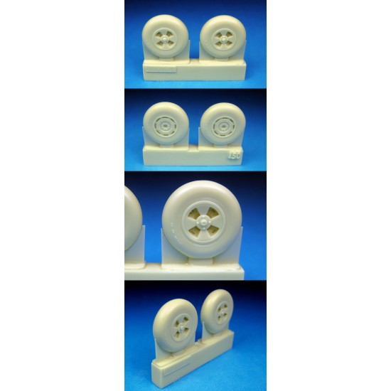 1/48 Hawker Tempest Main Wheels - Smooth Tread