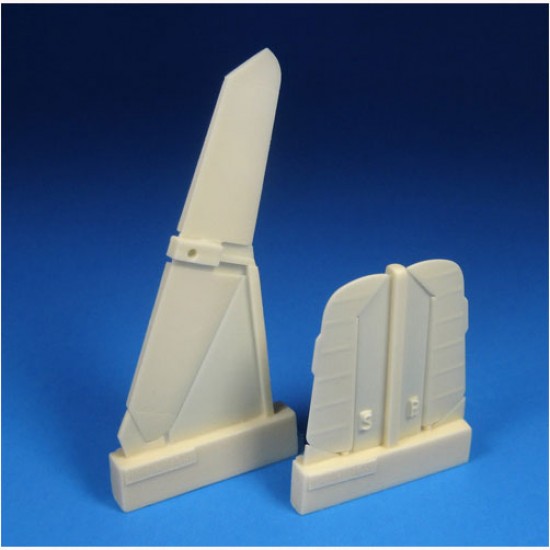 1/48 Messerschmitt Bf 109G-6 Horizontal Tailplanes w/Separate Elevators for Tamiya kits