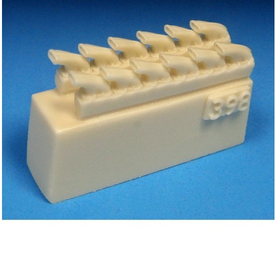 1/48 Hawker Tempest V/VI Exhausts for Eduard kits