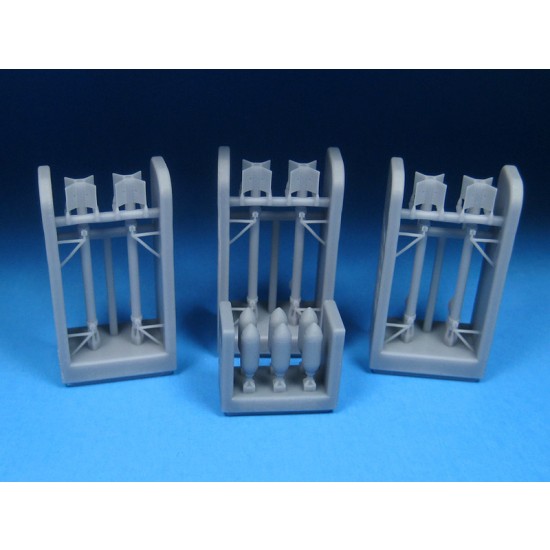 1/48 Sea Fury RP-3 Rockets and Rails for Airfix/Trumpeter